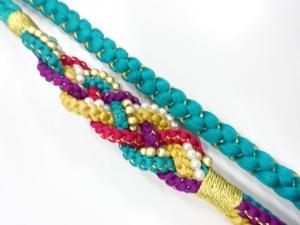未使用品　正絹　振袖用　手組帯締め